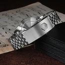 SAN MARTIN SN0005-G-B1 GMT Automatic Stainless Steel 40mm 20ATM Men Diver Watch