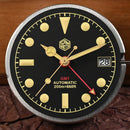 SAN MARTIN SN0005-G-B1 GMT Automatic Stainless Steel 40mm 20ATM Men Diver Watch