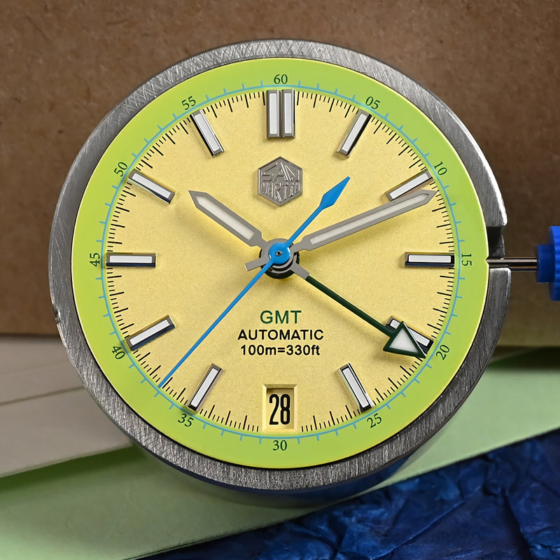 SAN MARTIN SN0116-G3 GMT  機械錶