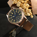 SAN MARTIN SN0117-Q Automatic CuSn8 Bronze Case 41 mm 10 ATM Men's Pilot Watch