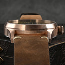 SAN MARTIN SN0117-Q Automatic CuSn8 Bronze Case 41 mm 10 ATM Men's Pilot Watch