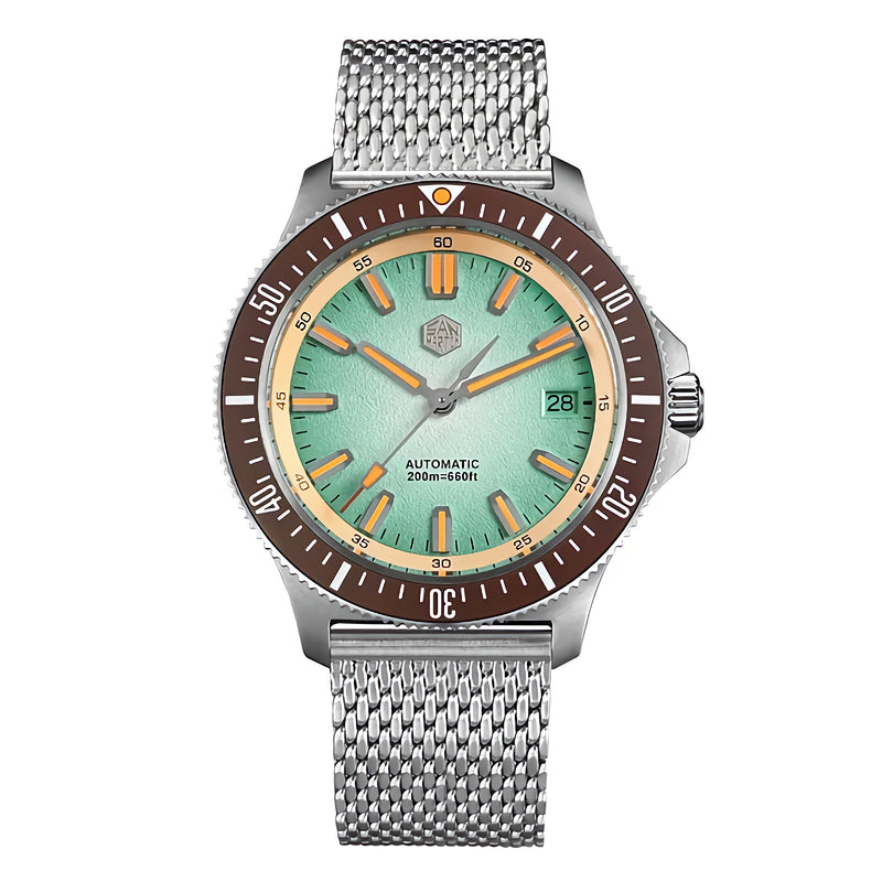 SAN MARTIN SN0118-G NH35 Automatic Original Design 40mm 20ATM Men's Diver Watch