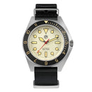 SAN MARTIN SN0123-G-B1/SN0123-G-B3 Automatic Beige Dial Sapphire Nylon Strap 40mm 200M Watch