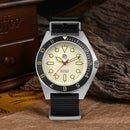 SAN MARTIN SN0123-G-B1/SN0123-G-B3 Automatic Beige Dial Sapphire Nylon Strap 40mm 200M Watch