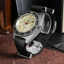 SAN MARTIN SN0123-G-B1/SN0123-G-B3 Automatic Beige Dial Sapphire Nylon Strap 40mm 200M Watch