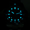 SAN MARTIN SN0126-GS Miyota 90S5 Automatic Enamel 3D Wave Dial 38mm 200M Watch