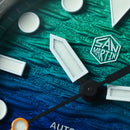 SAN MARTIN SN0126-GS Miyota 90S5 Automatic Enamel 3D Wave Dial 38mm 200M Watch
