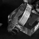 SAN MARTIN SN0126-GS Miyota 90S5 Automatic Enamel 3D Wave Dial 38mm 200M Watch