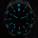 SAN MARTIN SN0129-G-D Automatic Enamel Dial Date Display 39mm 200M Diver Watch