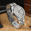 SAN MARTIN SN0129-G GMT Automatic Desert Texture / Silver Gray Dial 39mm Watch