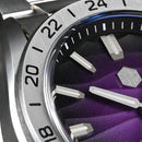 SAN MARTIN SN0129-G6 GMT Automatic Gradient Desert Dial 39mm 100M Men's Watch