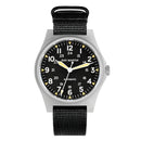 SAN MARTIN SN0137-G Automatic Bead Blasted Case 38mm 10ATM Military Pilot Watch