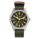 SAN MARTIN SN0137-G Automatic Bead Blasted Case 38mm 10ATM Military Pilot Watch