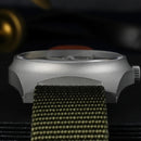 SAN MARTIN SN0137-G Automatic Bead Blasted Case 38mm 10ATM Military Pilot Watch