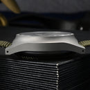 SAN MARTIN SN0137-G Automatic Bead Blasted Case 38mm 10ATM Military Pilot Watch