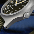 SAN MARTIN SN0137-G Automatic Bead Blasted Case 38mm 10ATM Military Pilot Watch