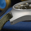 SAN MARTIN SN0137-G Automatic Bead Blasted Case 38mm 10ATM Military Pilot Watch