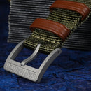 SAN MARTIN SN0137-G Automatic Bead Blasted Case 38mm 10ATM Military Pilot Watch