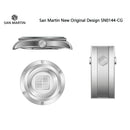 SAN MARTIN SN0144-CG Miyota 90S5 Automatic Sunburst Jianzhan Dial 39mm Gada Watch