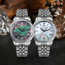 SAN MARTIN SN0144-CG4 Miyota 90S5 MOP/Sparkle Dial 39mm Chinese Style Gada Watch