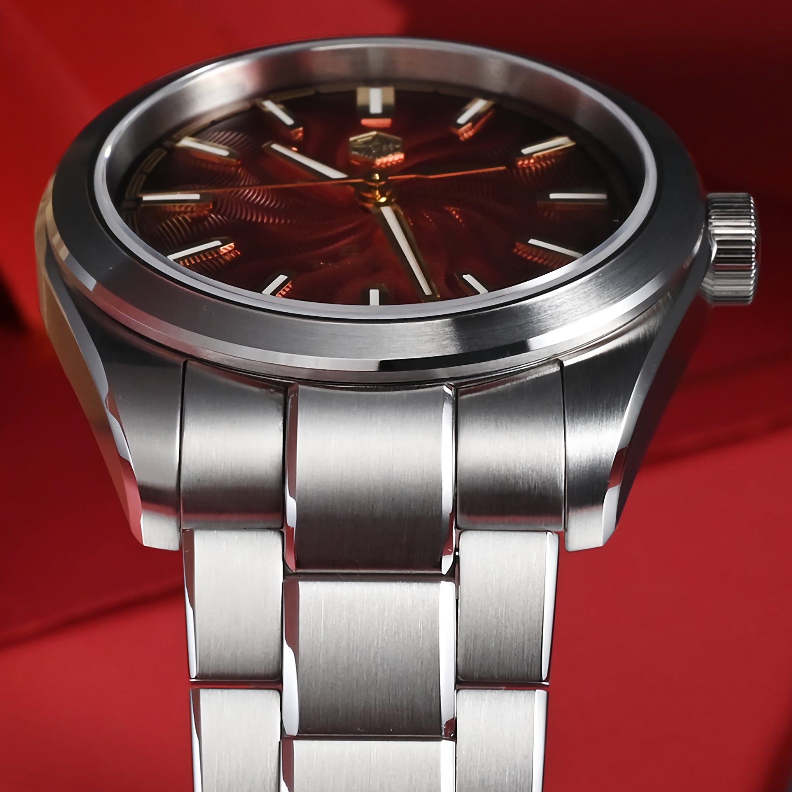 SAN MARTIN SN0144-GX6 Miyota 90S5 Guilloche Dial 39mm Snake Year Limit ...