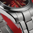 SAN MARTIN SN0144-GX6 Miyota 90S5 Guilloche Dial 39mm Snake Year Limited Watch