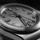 SAN MARTIN SN0149-G Miyota 90S5 SS Brushed Dial 40mm Integrated Bracelet Watch