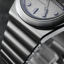 SAN MARTIN SN0149-G Miyota 90S5 SS Brushed Dial 40mm Integrated Bracelet Watch