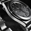 SAN MARTIN SN0149-G Miyota 90S5 SS Brushed Dial 40mm Integrated Bracelet Watch