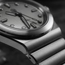 SAN MARTIN SN0149-G Miyota 90S5 SS Brushed Dial 40mm Integrated Bracelet Watch