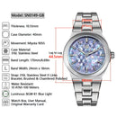 SAN MARTIN SN0149-GB Miyota 90S5 Spliced MOP Dial 40mm Integrated Bracelet Watch