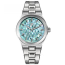 SAN MARTIN SN0149-GB Miyota 90S5 Spliced MOP Dial 40mm Integrated Bracelet Watch