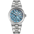 SAN MARTIN SN0149-GB Miyota 90S5 Spliced MOP Dial 40mm Integrated Bracelet Watch