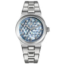 SAN MARTIN SN0149-GB Miyota 90S5 Spliced MOP Dial 40mm Integrated Bracelet Watch