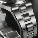 SAN MARTIN SN0149-GB Miyota 90S5 Spliced MOP Dial 40mm Integrated Bracelet Watch