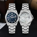 SAN MARTIN SN0150 Automatic Guilloche MOP Dial Date Display 39mm Men Gada Watch