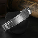 SAN MARTIN SN0150 Automatic Guilloche MOP Dial Date Display 39mm Men Gada Watch