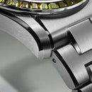 SAN MARTIN SN0150 Automatic MOP Dial Gemstone Bezel Date Display 39mm Men Watch