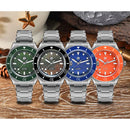 SAN MARTIN SN0151-GL Miyota 90S5 Automatic Guilloche MOP Dial 39mm 20ATM Watch