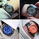 SAN MARTIN SN0151-GL Miyota 90S5 Automatic Guilloche MOP Dial 39mm 20ATM Watch