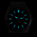預訂 SAN MARTIN SN0152-G Miyota 90S5 Waffle Dial 39mm 10ATM Integrated Bracelet Watch