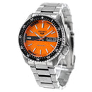 Seiko 5 Sports SBSA219 SRPK11 Automatic Orange Dial Day Date Display Men's Watch
