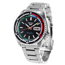 Seiko 5 Sports SBSA221 SRPK13 Automatic Black Dial Day Date Display Men's Watch