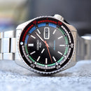 Seiko 5 Sports SBSA221 SRPK13 Automatic Black Dial Day Date Display Men's Watch