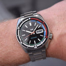 Seiko 5 Sports SBSA221 SRPK13 Automatic Black Dial Day Date Display Men's Watch