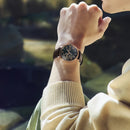 SEIKO Presage Japanese Gardens HCB007 Automatic Deep Green Open Heart Dial Watch