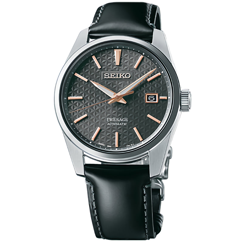 SEIKO Presage Sharp Edged SPB231J1 Automatic Red Dial Date Display Watch JAPAN