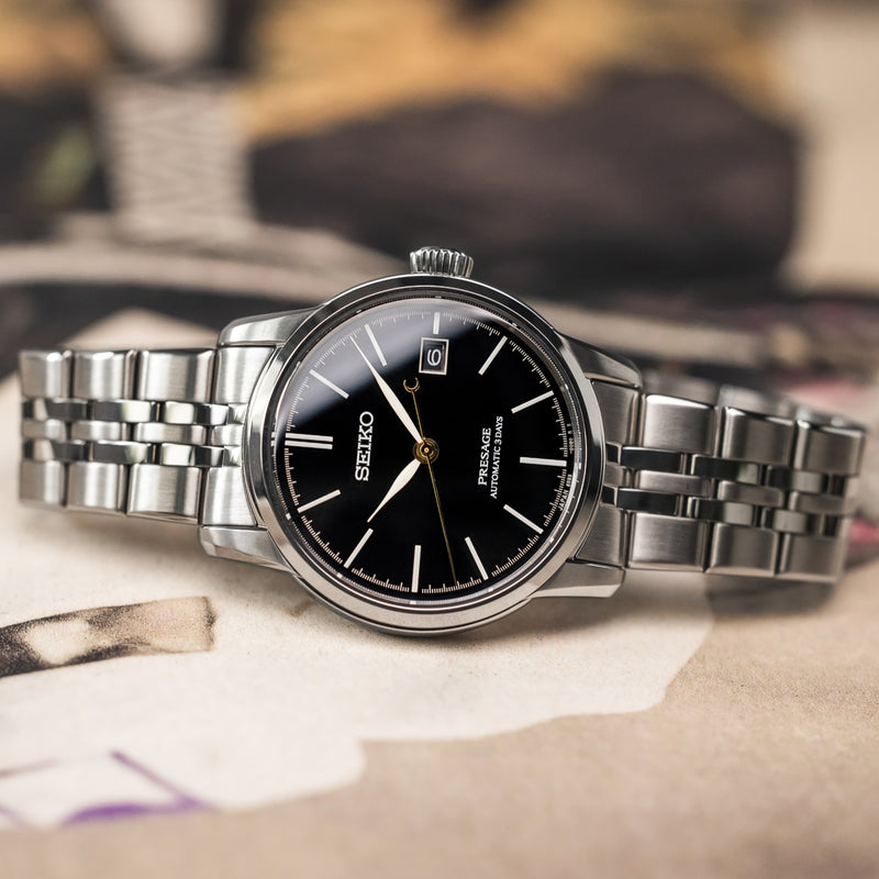 SEIKO Presage Craftsmanship Series SPB405J1 Automatic Black Lacquer Dial Watch