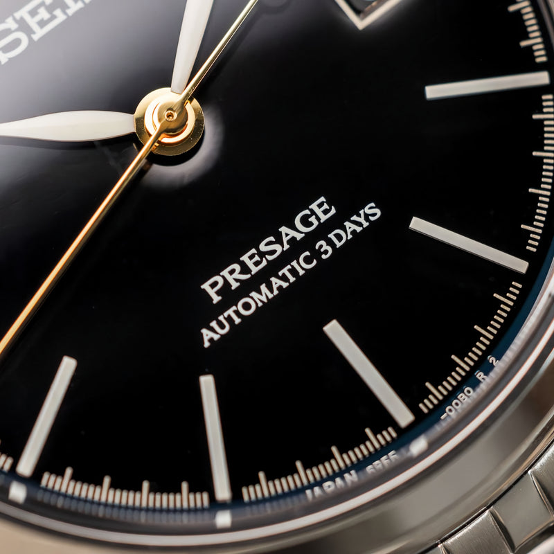 SEIKO Presage Craftsmanship Series SPB405J1 Automatic Black Lacquer Dial Watch