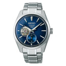 SEIKO Presage Sharp Edged SPB417 SPB417J1 Asanoha Automatic Blue Dial Open Heart Watch